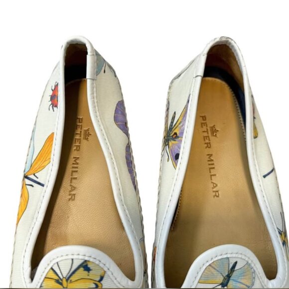 Peter Millar Signature Insetti Butterfly Venetian Loafers Women's size 8.5 - Picture 7 of 9